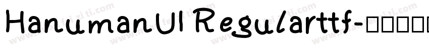 HanumanUI Regularttf字体转换